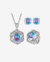 ZIRAVE Jewelry Rose Cut  Gemstone Jewelry Set