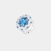 ZIRAVE jewelry simulation blue spinet  ring