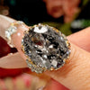 Zirave Jewelry Vintage Two Tone Gold Oval Simulated Gemstone Cocktail Ring