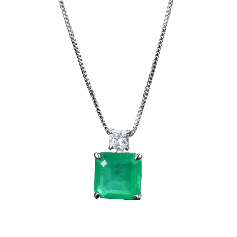 ZIRAVE Jewelry Simulation Emerald Vintage Set (Copy) (Copy)