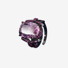 ZIRAVE Jewelry  Black Gold Vintage Multi-Color Gemstone Butterfly Accent Ring
