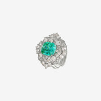 ZIRAVE Imitation Peacock Sapphire Ring