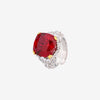 ZIRAVE jewelry simulation corundum retro ring