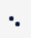 ZIRAVE Jewelry Women's Vintage Imitation Emerald Minimalist Stud Earrings