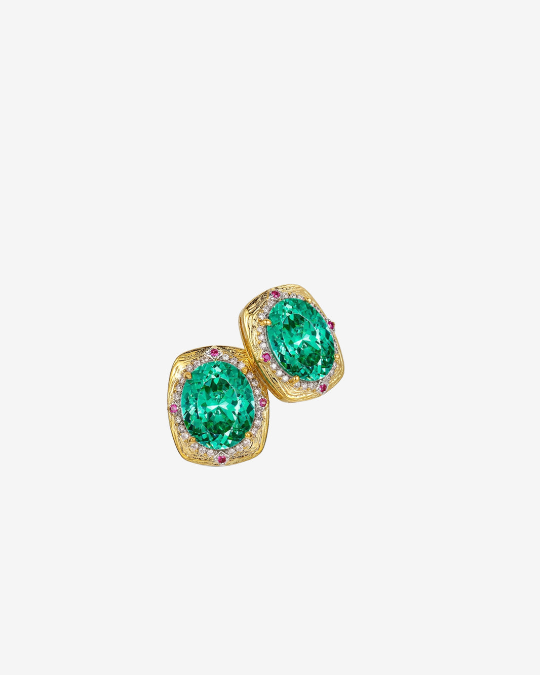 ZIRAVE Jewelry Imitation Dried Rose Jewelry Light Luxury High-End Earrings