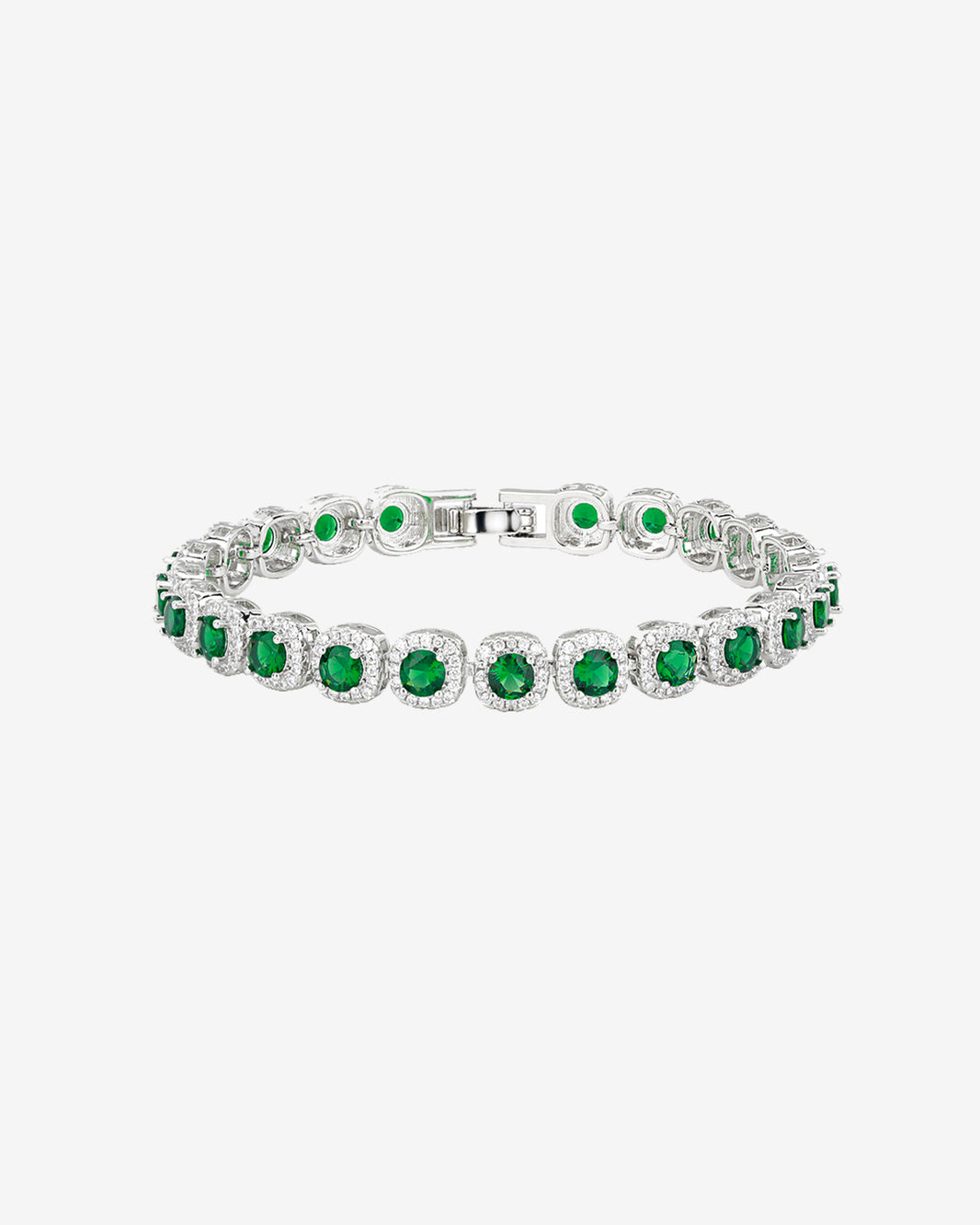 ZIRAVE Jewelry Vintage Pink Diamond Black Gold Tennis Bracelet (5Color)