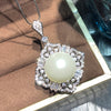 ZIRAVE Jewelry Grey Pearl/White Pear Necklace