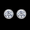ZIRAVE  Popular Fashion Simulation Diamond in Europe and America 1 Carat Eight Hearts Eight Arrows Three-piece Jewelry Set