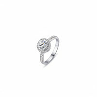 ZIRAVE  Jawelry Royal Halo Simulated Dianmond Ring