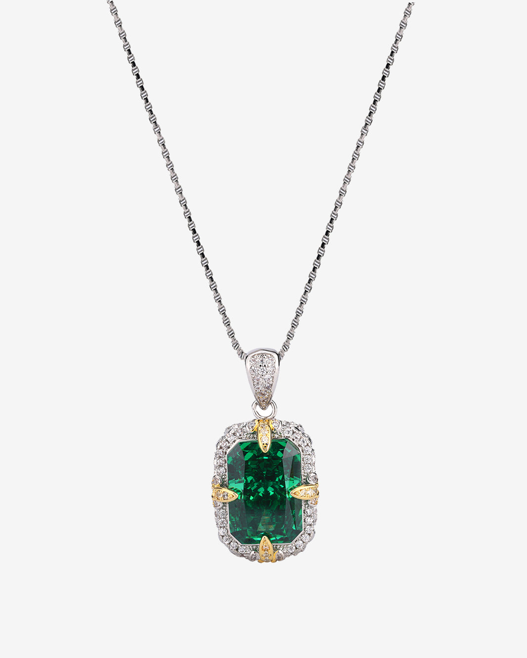 ZIRAVE Jewelry  Vintage Simulated Gemstone Nicklace 3Color