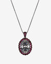ZIRAVE jewelry simulation blue spinel premium egg-shaped  Pendant with Chain