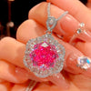 ZIRAVE Jewelry Rose Cut Paraiba Green Gemstone Jewelry Set