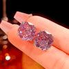 ZIRAVE Jewelry Rose Cut Paraiba Green Gemstone Earrings