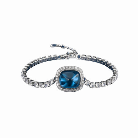ZIRAVE Jewelry Vintage Sugar Loaf Gem Tennis Bracelet