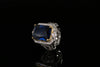 ZIRAVE Jewelry Vintage Simulated Gemstone Emerald-Cut Ring