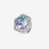 ZIRAVE Jewelry Copper-Based Gold-Plated Gradient Light Luxury Ring