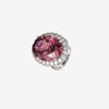 ZIRAVE Jewelry Simulation Pala Green Ring in White Gold