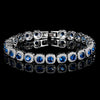 ZIRAVE Jewelry Vintage Pink Diamond Black Gold Tennis Bracelet (5Color)