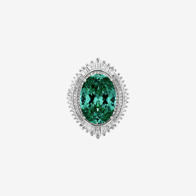 ZIRAVE Jewelry Simulation Para Green Vintage Para Green Ring
