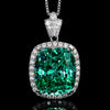 ZIRAVE Jewelry  Vintage Simulated Citrine Cushion Nicklace
