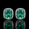 ZIRAVE Jewelry  Cushion-Cut Simulated  Sapphire Earrings