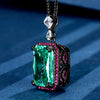 ZIRAVE Jewelry Radiant-Cut Simulated Yellow Diamond Necklace