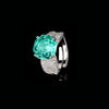 ZIRAVE Jewelry Multi-Color Simulated Gemstone Statement Ring
