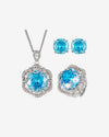 ZIRAVE Jewelry Rose Cut  Gemstone Jewelry Set
