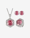 ZIRAVE Jewelry Rose Cut  Gemstone Jewelry Set