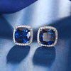 ZIRAVE Jewelry  Vintage Simulated Citrine Cushion Earrings