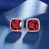 ZIRAVE Jewelry  Vintage Simulated Citrine Cushion Earrings