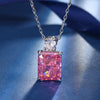ZIRAVE Jewelry Radiant-Cut Yellow Diamond Simulated Necklace