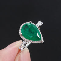 ZIRAVE Jewelry Imitation Paraiba Ring