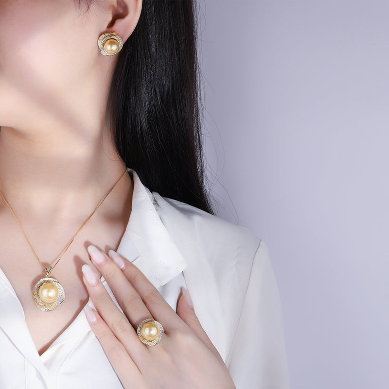 ZIRAVEJewelry Gold-Tone Simulated Pearl  Earrings