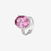 ZIRAVE Jewelry Faux Paraiba Green Jewelry Fashion Light Luxury Ring