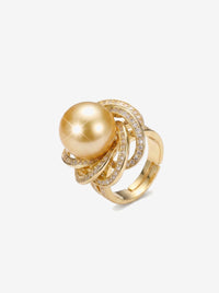 ZIRAVE Jewelry Vintage Simulated Pearl Star Ring