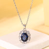 ZIRAVE jewelry copper bottom gold plating simulation emerald retro Nicklace