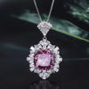 ZIRAVE Jewelry Faux Paraiba Green Fashion Pendant Necklace
