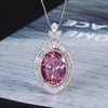 ZIRAVE Jewelry Simulation Para Green Vintage Pendant with Chain