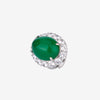 ZIRAVE Jewelry  Luxury Icy Green Agate Ring