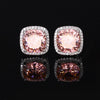 ZIRAVE Jewelry  Cushion-Cut Simulated  Sapphire Earrings