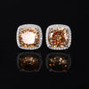 ZIRAVE Jewelry  Cushion-Cut Simulated  Sapphire Earrings