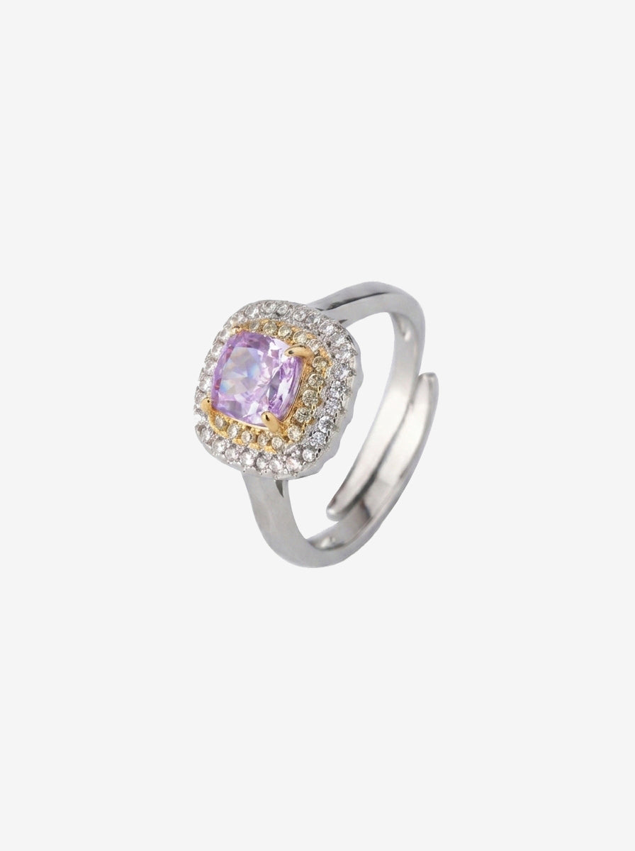 ZIRAVE Jewelry Simulation Yellow Diamond ring