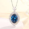 ZIRAVE Jewelry Simulation Para Green Vintage Pendant with Chain
