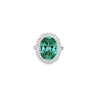 ZIRAVE Jewelry Imitation Para Green Ring