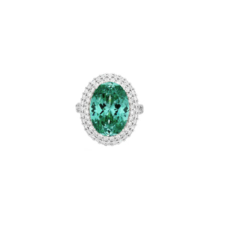 ZIRAVE Jewelry Imitation Para Green Ring