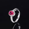 ZIRAVE Jewelry Vintage Colored Gemstone Oval Ring (4 Colors Available)
