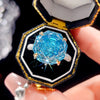 ZIRAVE Jewelry Title: Rose-Cut Colored Gemstone Two-Tone Ring (4 Colors Available)