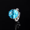 ZIRAVE Jewelry  Vintage Simulated Gemstone Oval Jewelry Set 3Color