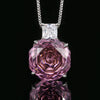 ZIRAVE Jewelry Copper-Based Gold-Plated Dried Rose Minimalist Nacklace